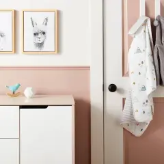 Jersey Knit Reversible Baby Blanket Adventures - Cloud Island&trade; White/Gray/Pink