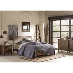 Lancaster Nightstand Amber/Graphite