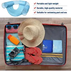 3KB Outer Trails JUMBO Sling Mesh Pool Noodles Chair, Light Blue, 2 Slings