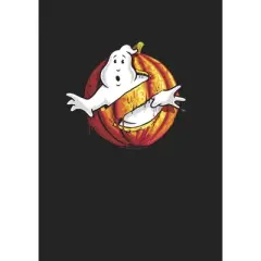 Girl's Ghostbusters Halloween Pumpkin Logo T-Shirt