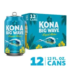 Kona Big Wave Golden Ale Beer - 12pk/12 fl oz Cans