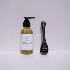 Beautimate Hair Growth Rosemary Serum and Derma Roller Bundle &ndash; Microneedling Scalp Care System for Stronger, Fuller Hair