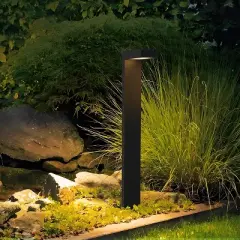 C Cattleya 16in 3W Low Voltage Black Aluminum LED Outdoor Landscape Path Lights (10-pack)