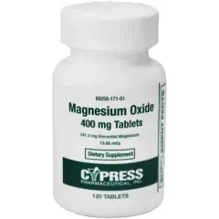 Richmond Magnesium Oxide 400mg Tablets, 120 Ct