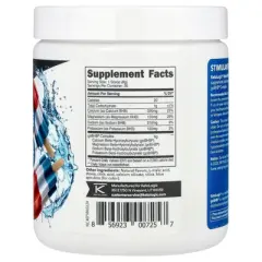 KetoLogic BHB Ketone Supplement (Patriot Pop, 30 Servings) - Suppresses Appetite, Increases Energy, Low Carb, Electrolytes, Beta-Hydroxybutyrate Salts