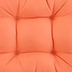 The Lakeside Collection Solid Outdoor Cushion Collection - Terr Cotta Wicker Settee