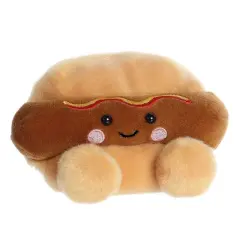 Aurora Mini Colson Hot Dog Palm Pals Adorable Stuffed Animal Brown 5"