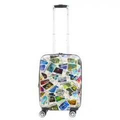 DISNEY Ful  Disney 100 Years Stamps ABS Hard-sided Spinner 22" Luggage