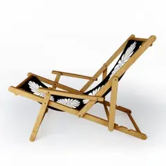Colour Poems Retro Daisy II Outdoor Sling Chair - Deny Designs