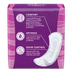 Poise Incontinence Pads & Postpartum Incontinence Pads  - 7 Drop - Ultra Absorbency - Long - 39ct
