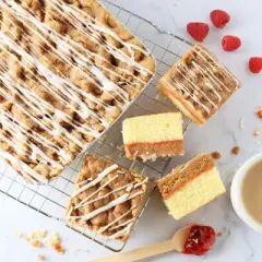 Dulcet Gift Baskets Crumb Cake & Cookies Gift Baskets, Anniversary & Wedding Food Gift Basket For Friend, Husband, Brother, Guest, and Colleague