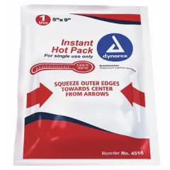 Dynarex Disposable Plastic Cover 5 x 9" Instant Hot Pack 4516 24 per Case