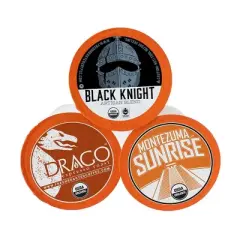 Fresh Roasted Coffee - Organic Artisan Blends Variety Pack - 72CT Single Serve Pods