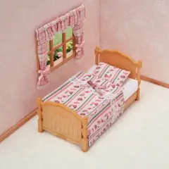 Calico Critters Bed & Comforter Set, Dollhouse Furniture and Accessories