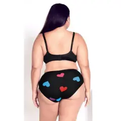 Women's Plus Size  Modern Print 3 Pack Brief - multi | AVENUE