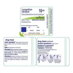 Lycopodium Clavatum 10M by Boiron Homeopathic Single Medicine For Digestive  -  80 Pellet