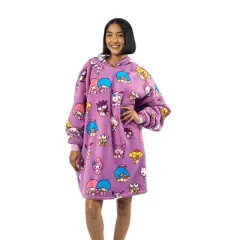 Adult Hello Kitty & Friends Oversized Hoodie Blanket Wearable Blanket-OSFA