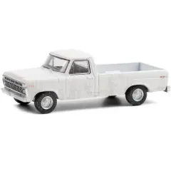 1973 Ford F-100 Pickup Truck White (Dirty Version) "Hobby Exclusive" 1/64 Diecast Model Car by Greenlight