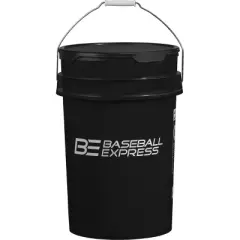 Baseball Express Empty Ball Bucket with Padded Lid