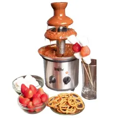 Total Chef 1.5 lbs 3 Tier Chocolate Fondue Fountain