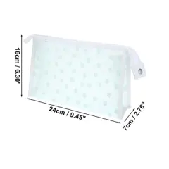 Unique Bargains Women's Durable Flocking Cosmetic Bag 1 Pc