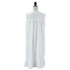 Saro Lifestyle Embroidered Sleeveless Nightgown