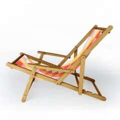 Sewzinski Dessert Diamonds Sling Chair - Orange - Deny Designs