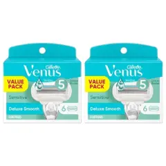 Venus Deluxe Smooth Sensitive Women's Razor Blade Refills