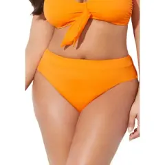 Swimsuits for All Women&rsquo;s Plus Size High Leg Swim Brief