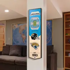 8" x 32" NFL Jacksonville Jaguars 3D Stadium Banner