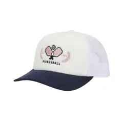 Pickleball Paddles White Foam Trucker Hat