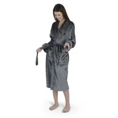 NBA Denver Nuggets Fast Track Charcoal S/M Bathrobe 25 x 47 Inches