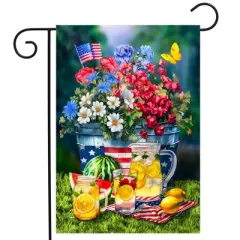 Briarwood Lane Summer Garden Flag 12x18 For Outdoor American Lemonade For Summer Garden Flag Flags For Outside