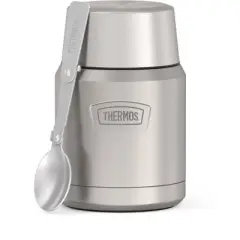 Thermos Icon 16oz Stainless Steel Food Storage Jar with Spoon