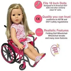 The New York Doll Collection Doll Wheelchair