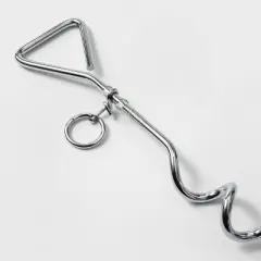Spiral Chrome Dog Stake - Boots & Barkley&trade;