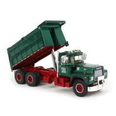 First Gear DCP 1/64 Green Mack R Dump Truck, Venezia Bulk Transport 60-1509