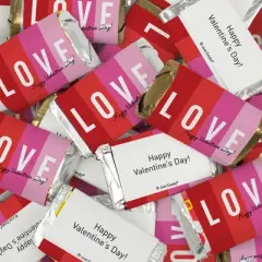 Valentine's Day Candy Favors Hershey's Miniatures Chocolate by Just Candy - Love