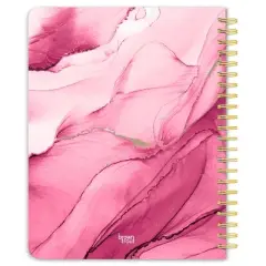BrownTrout Crackled Blush 2026 6"x7.75" Desk Planner Foil Stamped Cover