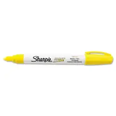Sharpie Permanent Paint Marker Medium Point Yellow 35554