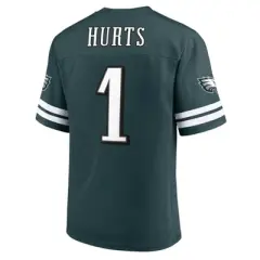 NFL Philadelphia Eagles Men's Short Sleeve Hurts 1 Jersey