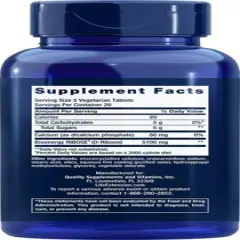 D-Ribose Tablets by Life Extension  -  100 VegTab