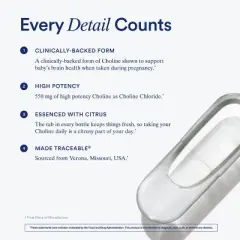 Ritual Choline Dietary Supplements Vegan Capsule - 60ct