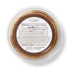 Mini Salted Caramel Cheesecake - 5oz - Favorite Day&trade;