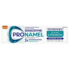 Sensodyne Clinical White Deep Toothpaste - Enamel Strength - 3.4oz