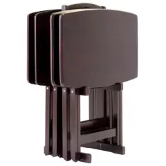 5pc Dylan Oversize Snack Table Set Espresso Brown - Winsome