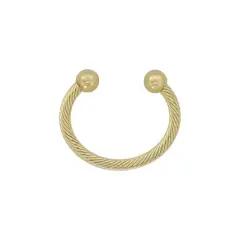 Haute D&eacute;cor 4pk MantleClip Christmas Stocking Holder Gold: Secure, Low-Profile Design, Protective Pads, Metal Construction