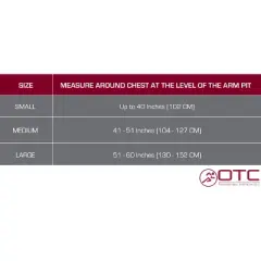 OTC Shoulder Support, Brace and Post-Surgical Protector, Neoprene, Black