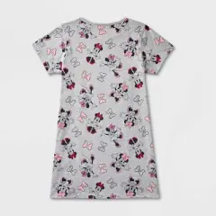 Girls' Disney Minnie Mouse Adaptive Dress - Heather Gray