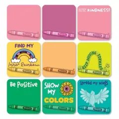 Eureka&reg; Crayola&reg; Colors of Kindness Today I Will Mini Bulletin Board Set, Pack of 29